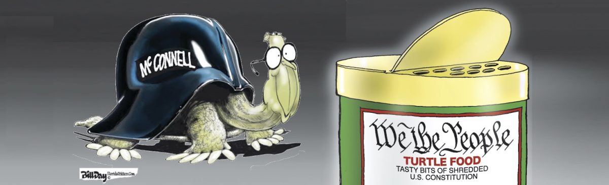 Turtle Congressmen McConnell: The Democracy Eating Turtle