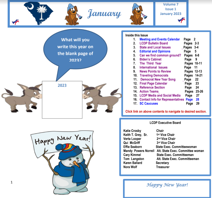 LCDP January Newsletter