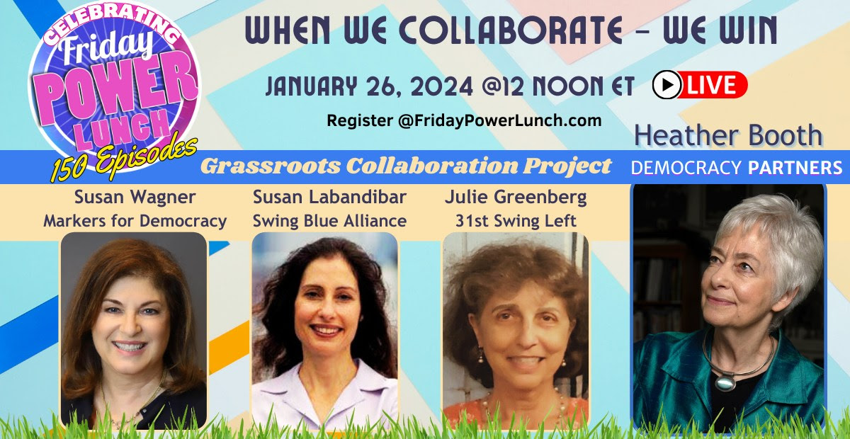 When We Collaborate, We WIN - GOING NATIONAL on the Friday Power Lunch